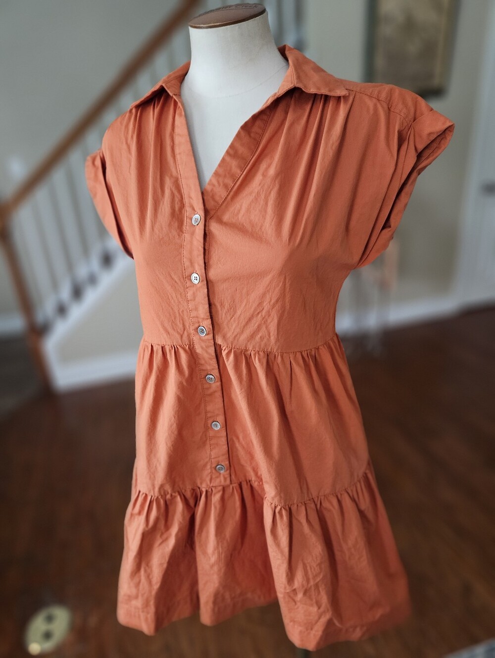 Pinch Anthropologie Button Down Dress Small